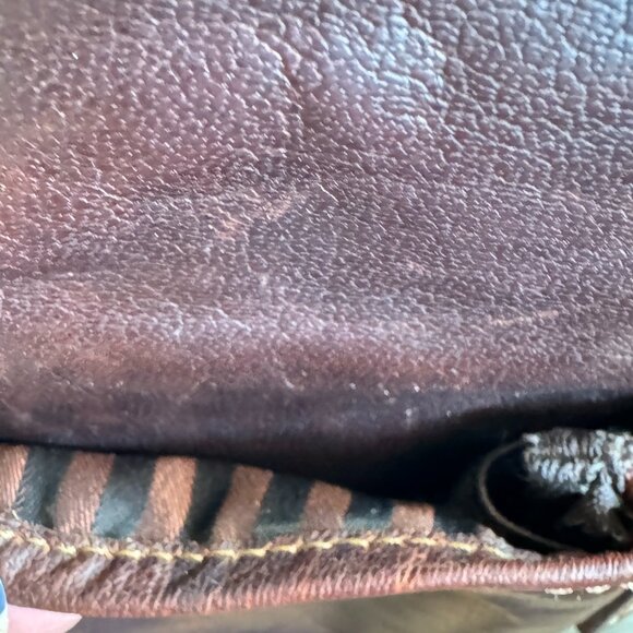 Vintage Jack Georges Brown Leather Crossbody Bag - Picture 14 of 16